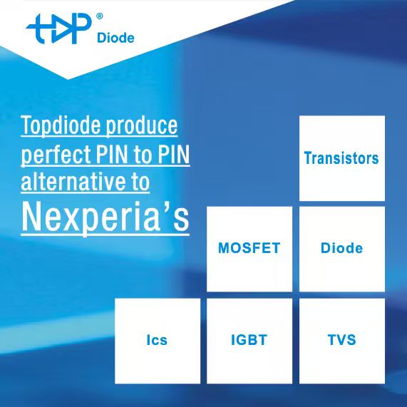 Topdiode perfect PIN to PIN alternative to Nexperia's parts