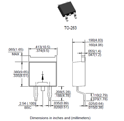 Topdiode MURB1620CT COMMON CATODE Power Rectifiers replace onsemi MURB1620CTT4G :
