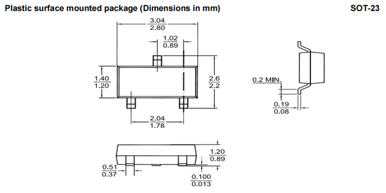 SOT-23 surface mount package